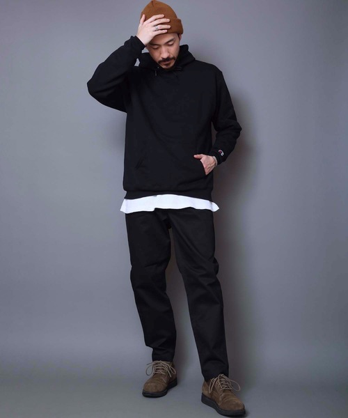 Dickies（ディッキーズ）の「【DICKIES/ディッキーズ】ツイルイージーパンツ　０４１０－７７１１ ビッグシルエット　ジョガーパンツ　　テーパードシルエット　ウエストゴム仕様　タック入り（その他パンツ・メンズ・ベージュ/カーキ/ブラック/チャコールグレー/グリーン/スミクロ/オリーブ/ダークベージュ/グレー・X-LARGE/LARGE/MEDIUM）」の10枚目の写真