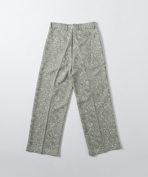 kutir（クティール）の「ペイズリー柄センタープレスパンツ（セットアップ着用可）（その他パンツ・メンズ・ブラック/オフホワイト/ダークブルー・SMALL/MEDIUM/LARGE）」の4枚目の写真