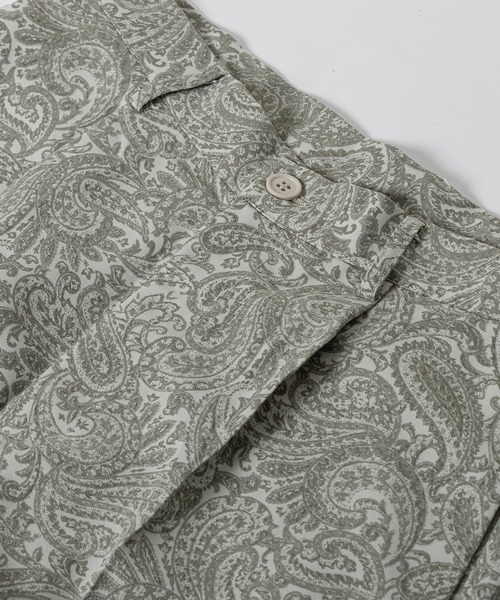 kutir（クティール）の「ペイズリー柄センタープレスパンツ（セットアップ着用可）（その他パンツ・メンズ・ブラック/オフホワイト/ダークブルー・SMALL/MEDIUM/LARGE）」の8枚目の写真