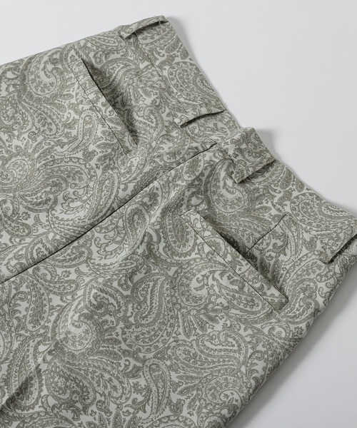 kutir（クティール）の「ペイズリー柄センタープレスパンツ（セットアップ着用可）（その他パンツ・メンズ・ブラック/オフホワイト/ダークブルー・SMALL/MEDIUM/LARGE）」の12枚目の写真