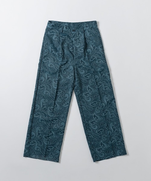 kutir（クティール）の「ペイズリー柄センタープレスパンツ（セットアップ着用可）（その他パンツ・メンズ・ブラック/オフホワイト/ダークブルー・SMALL/MEDIUM/LARGE）」の6枚目の写真