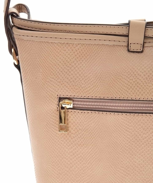 OFUON le MK(オフオンルエムケー)の「フェイクレザー ショルダー(ショルダーバッグ・レディース・ライトブラウン/ベージュ/ブラック・38)」の11枚目の写真