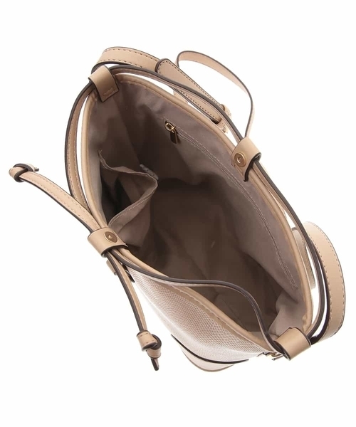 OFUON le MK(オフオンルエムケー)の「フェイクレザー ショルダー(ショルダーバッグ・レディース・ライトブラウン/ベージュ/ブラック・38)」の12枚目の写真