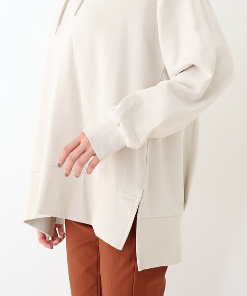 SHOO・LA・RUE(シューラルー)の「◆【USAコットン】フーディスウェット(パーカー・レディース・ブラウン系/ブラック/オフホワイト・04/03/02)」の7枚目の写真