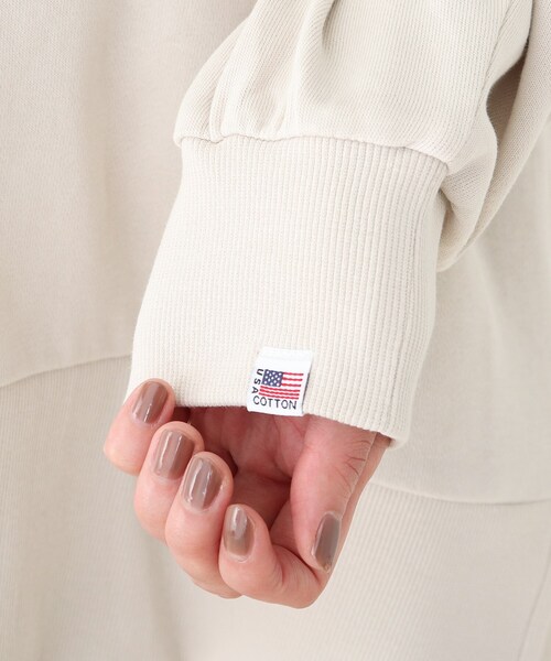 SHOO・LA・RUE(シューラルー)の「◆【USAコットン】フーディスウェット(パーカー・レディース・ブラウン系/ブラック/オフホワイト・04/03/02)」の8枚目の写真