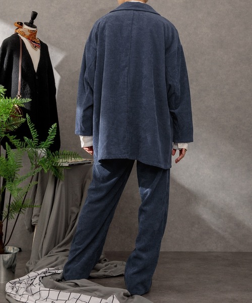 Adoon plain(アドーンプレーン)の「【Adoon plain】コーデュロイパンツ(セットアップ可能)(その他パンツ・メンズ・ブラック/ブラウン/ブルー・MEDIUM/LARGE)」の15枚目の写真