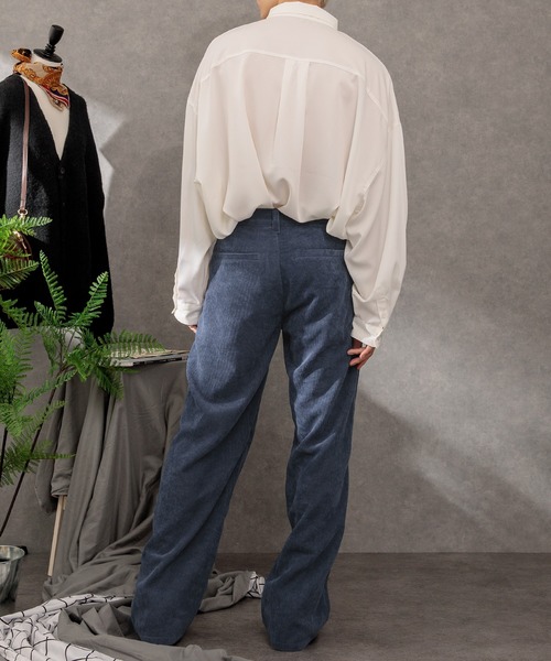 Adoon plain(アドーンプレーン)の「【Adoon plain】コーデュロイパンツ(セットアップ可能)(その他パンツ・メンズ・ブラック/ブラウン/ブルー・MEDIUM/LARGE)」の6枚目の写真