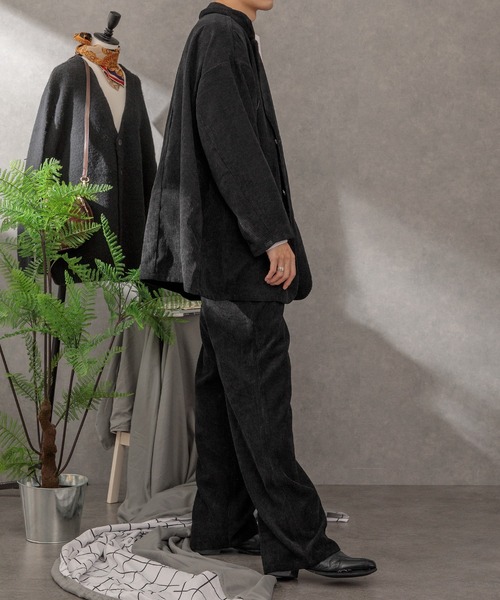 Adoon plain(アドーンプレーン)の「【Adoon plain】コーデュロイパンツ(セットアップ可能)(その他パンツ・メンズ・ブラック/ブラウン/ブルー・MEDIUM/LARGE)」の19枚目の写真