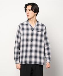 トップス MINEDENIM / R.Ombre Open Collar Shirt q6H5QgUb2jSu.jpg?width=768