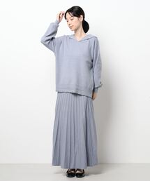 Te chichi TERRASSE | セーラーカラーニットセットアップ(ワンピース)