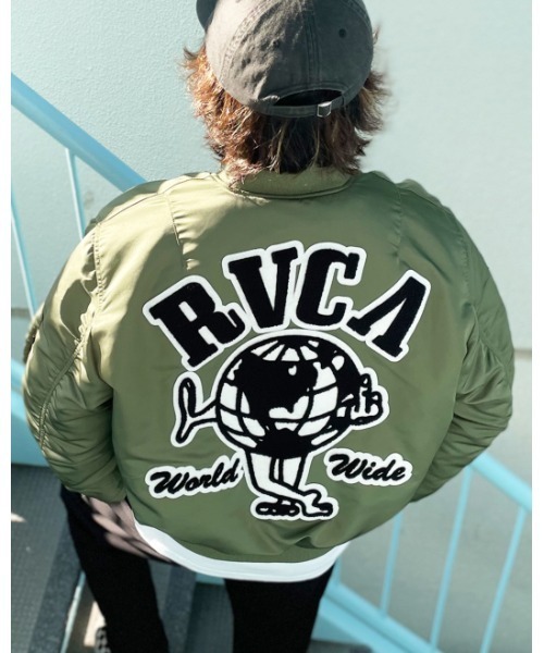 RVCA（ルーカ）の「【直営店限定】RVCA メンズ BACK RVCA MA-1