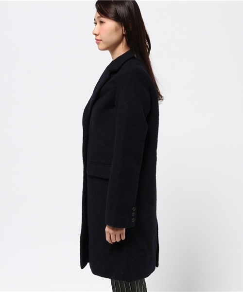 Chico(チコ)の「ロングチェスターコート(チェスターコート・レディース・グレー/ネイビー・FREE)」の11枚目の写真