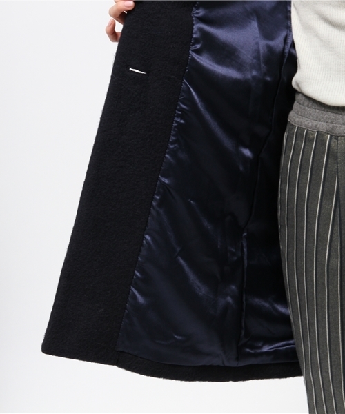 Chico(チコ)の「ロングチェスターコート(チェスターコート・レディース・グレー/ネイビー・FREE)」の9枚目の写真