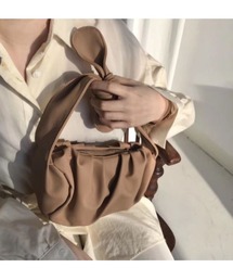 【MAISON BREEZE】リボンプリーツタックバッグ KNF
