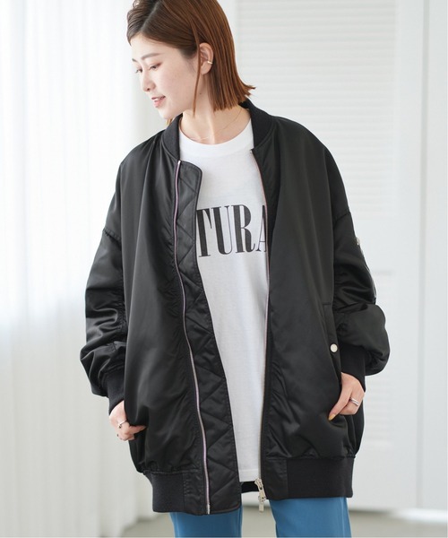 Spick & Span(スピックアンドスパン)の「【upper hights】THE U-1◆(ブルゾン・レディース・ブラック/カーキ・FREE)」の4枚目の写真