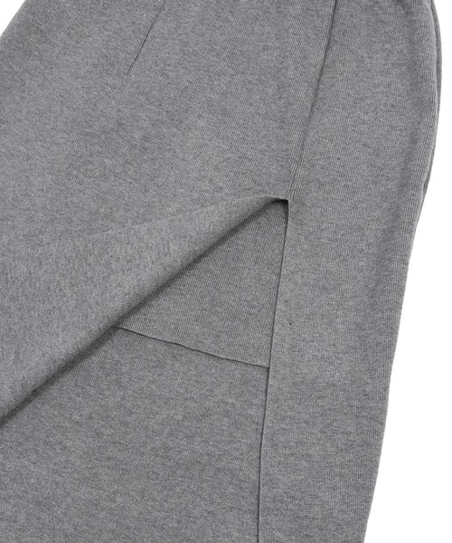 Figments（フィグメンツ）の「スリットニットスカート（スカート・レディース・ブラック/グレー・FREE）」の12枚目の写真