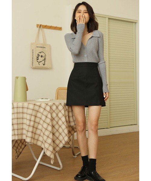 MAISON DE THERESE（メゾン ド テレーズ）の「ハイウエストPUミニ