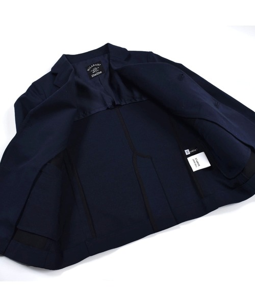 BeBe(ベベ)の「BeBe/フォーマルモクロディポケットチーフ付きジャケット(110~130cm)(スーツジャケット・キッズ・ネイビー・110/120/130)」の5枚目の写真