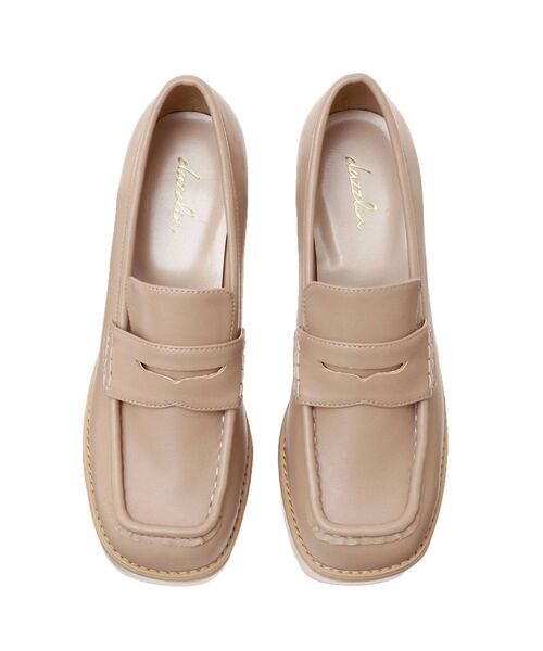 dazzlin(ダズリン)の「厚底ローファー(ローファー・レディース・ブラック/ベージュ・MEDIUM/LARGE/SMALL)」の8枚目の写真