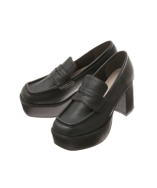 dazzlin(ダズリン)の「厚底ローファー(ローファー・レディース・ブラック/ベージュ・MEDIUM/LARGE/SMALL)」の10枚目の写真