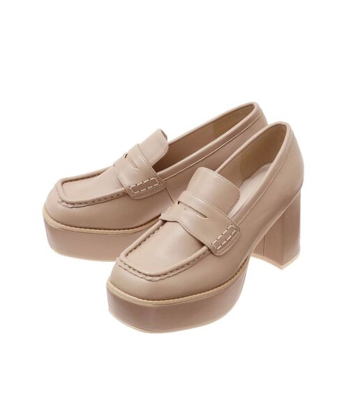 dazzlin(ダズリン)の「厚底ローファー(ローファー・レディース・ブラック/ベージュ・MEDIUM/LARGE/SMALL)」の15枚目の写真