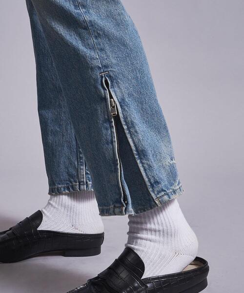 モンキータイム デニムパンツ MONKEY TIME（モンキータイム）の「＜monkey time＞ INDG DNM SIDE ZIP