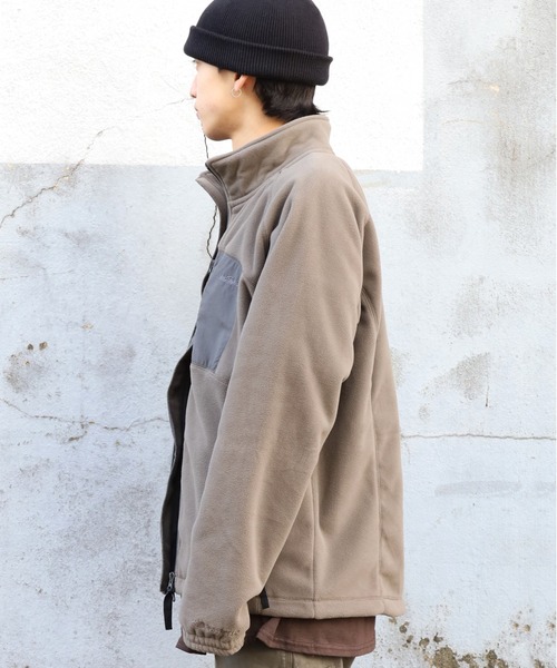 WILD THINGS（ワイルドシングス）の「WILDTHINGS/ワイルドシングス POLARTEC WIND JACKET ポーラテック ウインド ジャケット フリース（ブルゾン・メンズ・ブラック/カーキ/ヘザーグレー・M/L/S）」の4枚目の写真