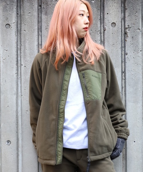 WILD THINGS（ワイルドシングス）の「WILDTHINGS/ワイルドシングス POLARTEC WIND JACKET ポーラテック ウインド ジャケット フリース（ブルゾン・メンズ・ブラック/カーキ/ヘザーグレー・M/L/S）」の20枚目の写真