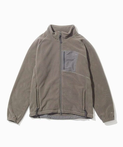 WILD THINGS（ワイルドシングス）の「WILDTHINGS/ワイルドシングス POLARTEC WIND JACKET ポーラテック ウインド ジャケット フリース（ブルゾン・メンズ・ブラック/カーキ/ヘザーグレー・M/L/S）」の10枚目の写真