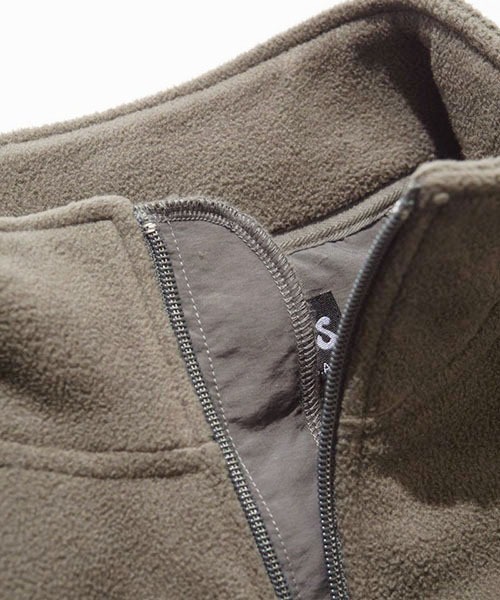 WILD THINGS（ワイルドシングス）の「WILDTHINGS/ワイルドシングス POLARTEC WIND JACKET ポーラテック ウインド ジャケット フリース（ブルゾン・メンズ・ブラック/カーキ/ヘザーグレー・M/L/S）」の6枚目の写真