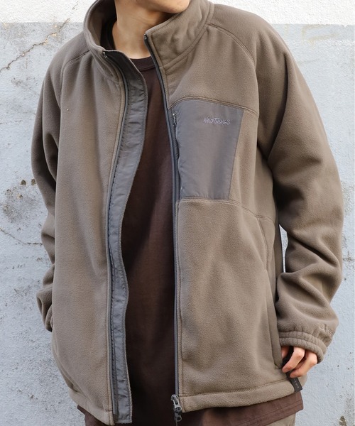 WILD THINGS（ワイルドシングス）の「WILDTHINGS/ワイルドシングス POLARTEC WIND JACKET ポーラテック ウインド ジャケット フリース（ブルゾン・メンズ・ブラック/カーキ/ヘザーグレー・M/L/S）」の16枚目の写真