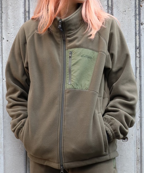 WILD THINGS（ワイルドシングス）の「WILDTHINGS/ワイルドシングス POLARTEC WIND JACKET ポーラテック ウインド ジャケット フリース（ブルゾン・メンズ・ブラック/カーキ/ヘザーグレー・M/L/S）」の19枚目の写真