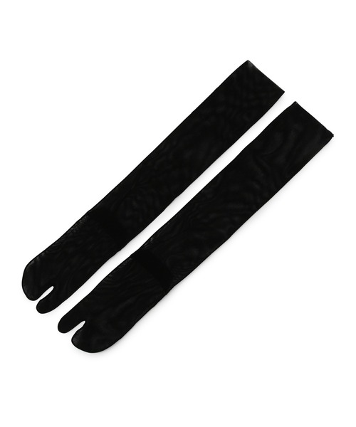 ADAM ET ROPE'(アダムエロペ)の「チュールメロータビソックス(ソックス/靴下・レディース・ベージュ/ホワイト/ブラック・FREE)」の5枚目の写真