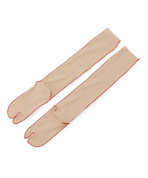 ADAM ET ROPE'(アダムエロペ)の「チュールメロータビソックス(ソックス/靴下・レディース・ベージュ/ホワイト/ブラック・FREE)」の8枚目の写真