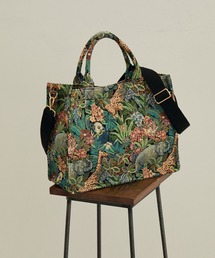 VIS | 【新色追加】【A4対応】2WAYジャングル柄トートバッグ(トートバッグ)