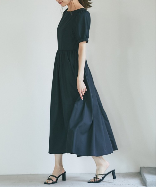 &. NOSTALGIA（アンドドットノスタルジア）の「《マシェリコラボ》パフスリーブコットンOP（ワンピース・レディース・ホワイト/ブラック・FREE）」の21枚目の写真