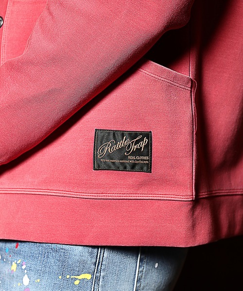 RATTLE TRAP（ラトルトラップ）の「ダンボールニットピグメントカーディガン（カーディガン/ボレロ・メンズ・カーキ/ピンク/ブラック・LL/M/L）」の20枚目の写真