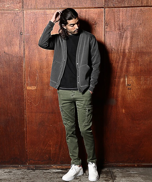 RATTLE TRAP（ラトルトラップ）の「ダンボールニットピグメントカーディガン（カーディガン/ボレロ・メンズ・カーキ/ピンク/ブラック・LL/M/L）」の22枚目の写真