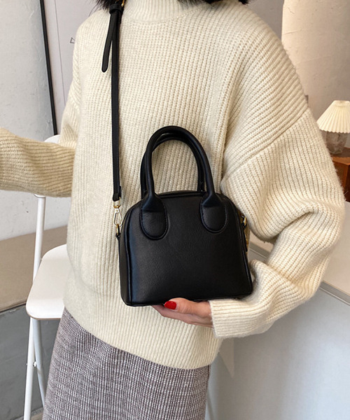 c.u.l（シーユーエル）の「【c.u.l】 2way無地シンプルミニバック cula349（ショルダーバッグ・レディース・アイボリー/ブラック/ブラウン/モカ・FREE）」の8枚目の写真