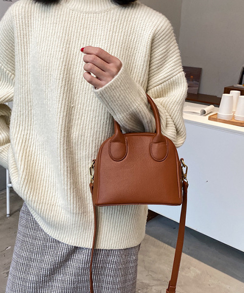 c.u.l（シーユーエル）の「【c.u.l】 2way無地シンプルミニバック cula349（ショルダーバッグ・レディース・アイボリー/ブラック/ブラウン/モカ・FREE）」の11枚目の写真