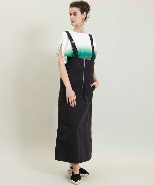 Johnbull（ジョンブル）の「スプレーボーダーポンチョTシャツ（Tシャツ/カットソー・レディース・ピンク/グリーン/ブルー・FREE）」の15枚目の写真