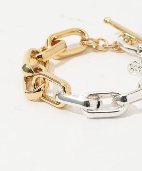 TOMORROWLAND （トゥモローランド）の「PHILIPPE AUDIBERT PERAN コンビカラーチェーンブレスレット（ブレスレット・レディース・ゴールド系その他2・FREE）」の4枚目の写真