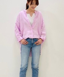 GAP | オーバーサイズ リネン シャツ(シャツ/ブラウス)