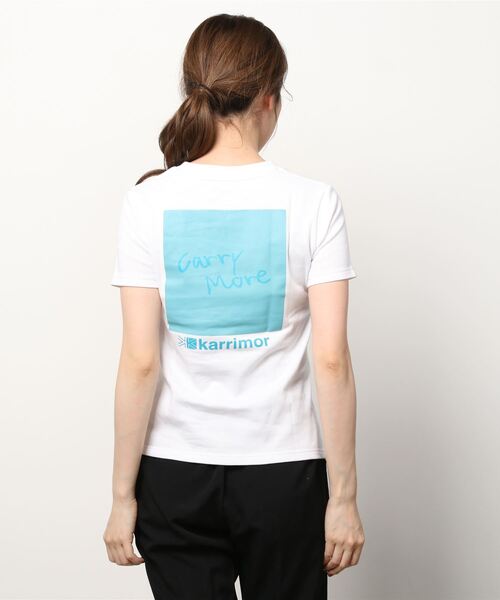 karrimor（カリマー）の「carry more solid S/S T W's（Tシャツ/カットソー・レディース・アッシュ/ブラック/ホワイト・M/L/S）」の6枚目の写真