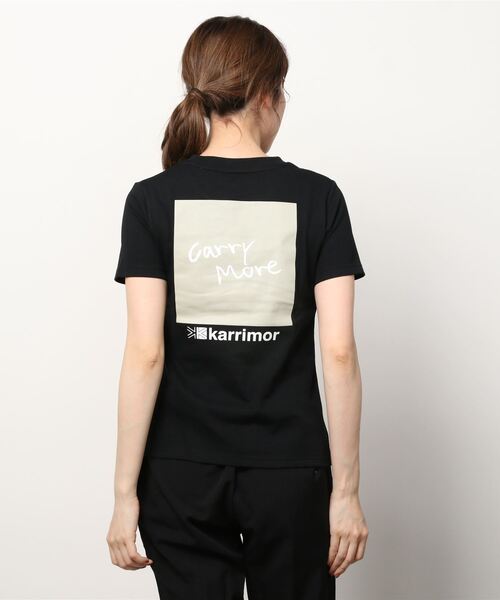 karrimor（カリマー）の「carry more solid S/S T W's（Tシャツ/カットソー・レディース・アッシュ/ブラック/ホワイト・M/L/S）」の7枚目の写真