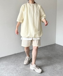 natto | 【ユニセックスアイテム】premium nylon set up / プレミアムナイロンセットアップ（トップス + ボトムス セット）(Tシャツ/カットソー)