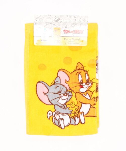 Tom＆Jerry（トムアンドジェリー）の「【公式】トムとジェリー　チーズ大好き フェイスタオル（タオル・レディース・その他・FREE）」の3枚目の写真