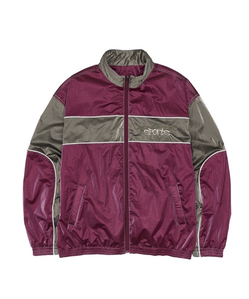 SCULPTOR（スカルプター）の「Motor Track Jacket/モータートラックジャケット（ジャージ・レディース・ブルー/ワインレッド/サンドベージュ・LARGE/MEDIUM）」の4枚目の写真