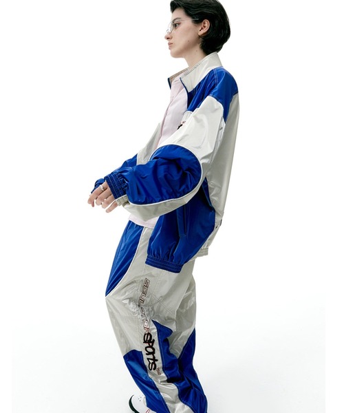 SCULPTOR（スカルプター）の「Motor Track Jacket/モータートラックジャケット（ジャージ・レディース・ブルー/ワインレッド/サンドベージュ・LARGE/MEDIUM）」の11枚目の写真
