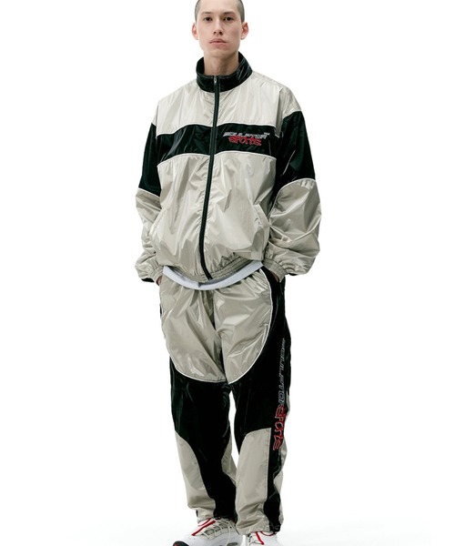 SCULPTOR（スカルプター）の「Motor Track Jacket/モータートラックジャケット（ジャージ・レディース・ブルー/ワインレッド/サンドベージュ・LARGE/MEDIUM）」の6枚目の写真